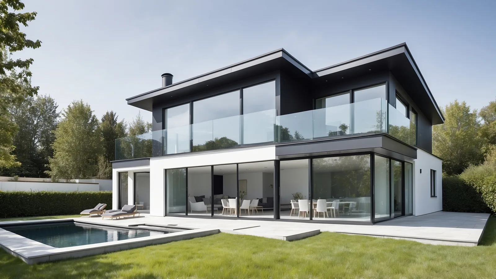 Photovoltaikanlage auf einem modernen Einfamilienhaus – Überblick zu den Kosten